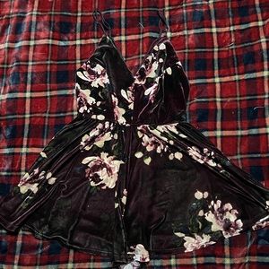 Timing Velvet Romper